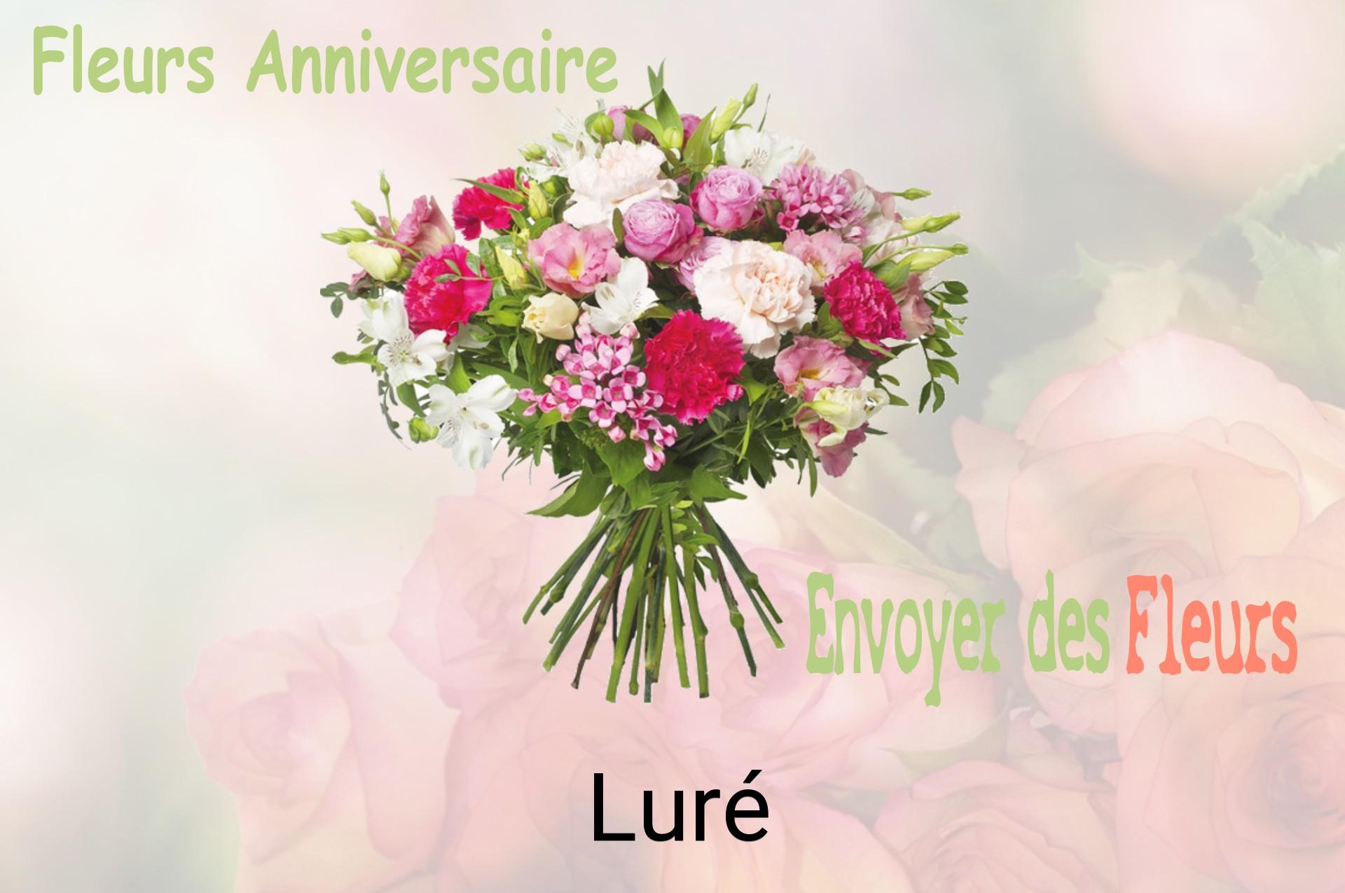 Bouquet de fleurs d’anniversaire livré à Luré